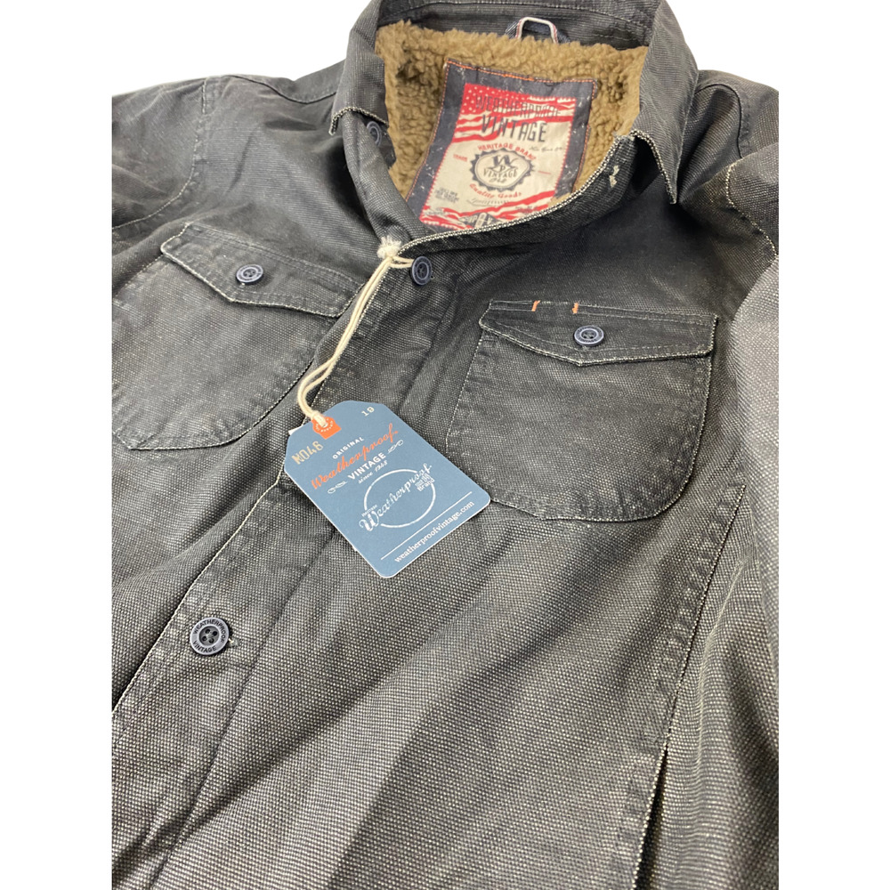 Weatherproof Vintage Men's Trucker Jacket Brown Size S - Picture 5 of 8